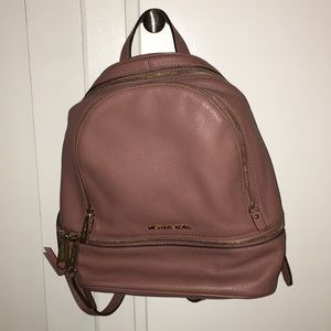MK leather backpack